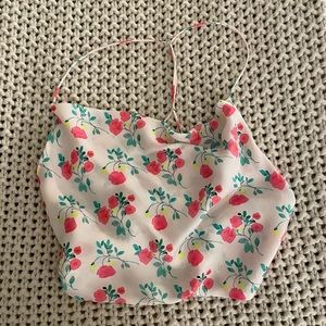 Floral crop top